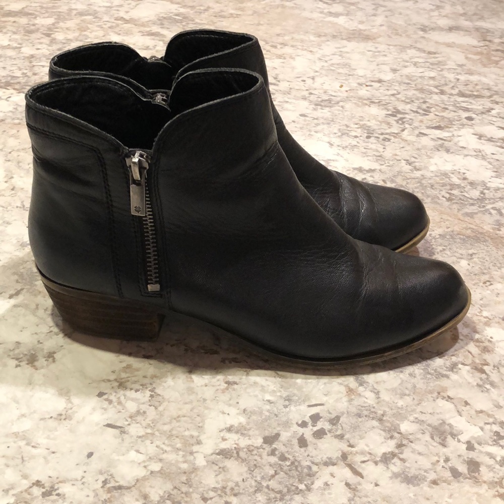 Lucky Brand LK Breah black zip up bootie size 9m